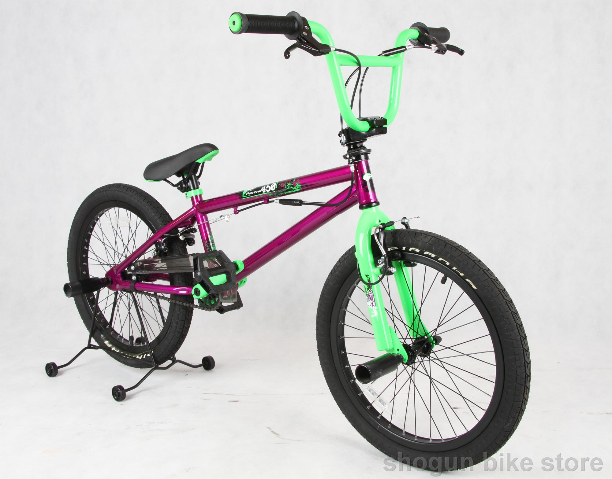 BMX 20" BIKE FAHRRAD FREESTYLE PIRANHA 450 CrMo eBay